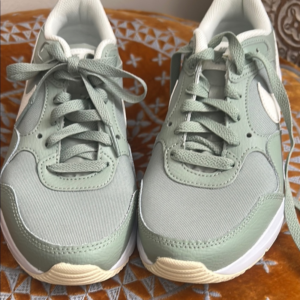 Nike New Mint Green Sneakers with White Accents